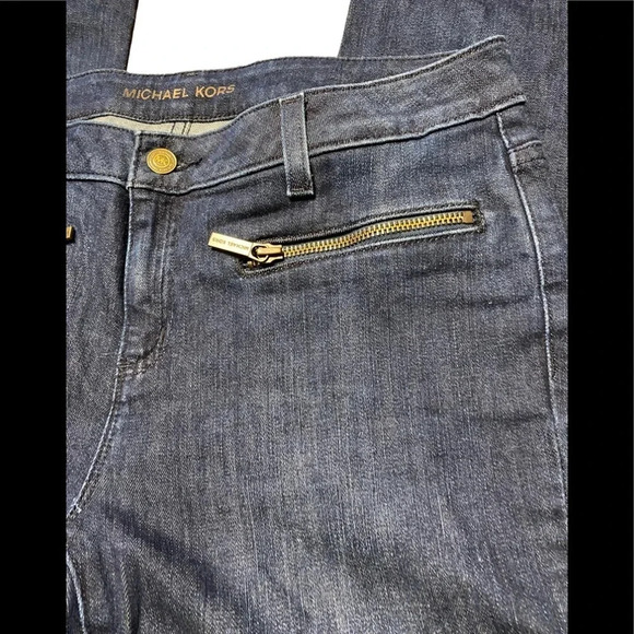Michael Kors Skinny Jeans Zip Front Pockets - Picture 3 of 10
